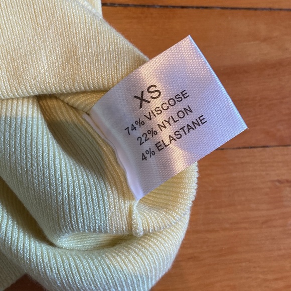 Butter yellow Linea cardigan - Picture 7 of 7